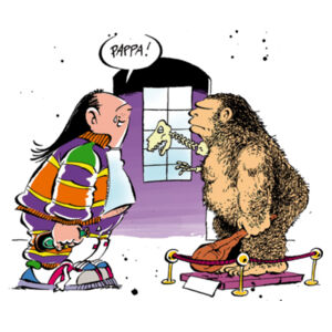 Wit Mok Kap Neanderthale Design