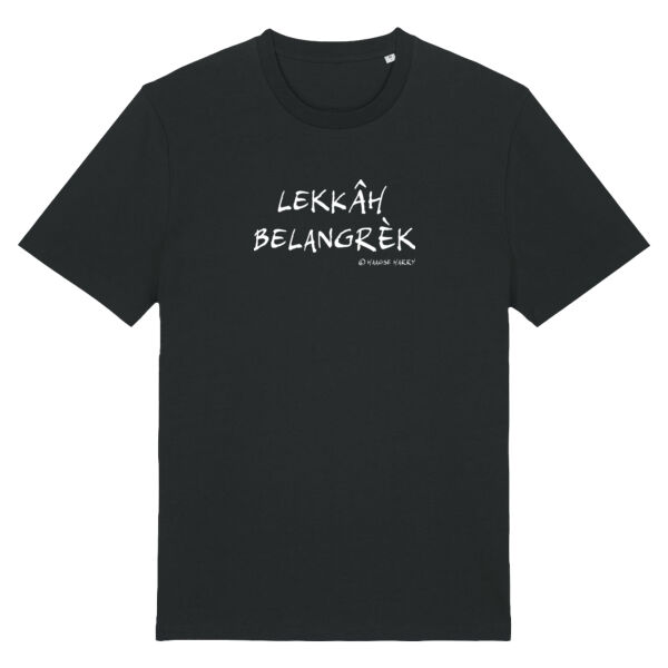 T-Shirt Lekkah Belangrek Wit Unisex Thumbnail