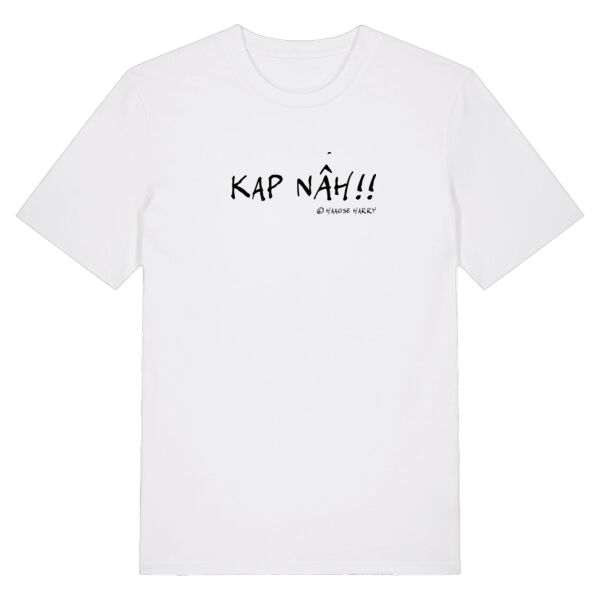 T-Shirt Kap Nah Zwart Unisex Thumbnail