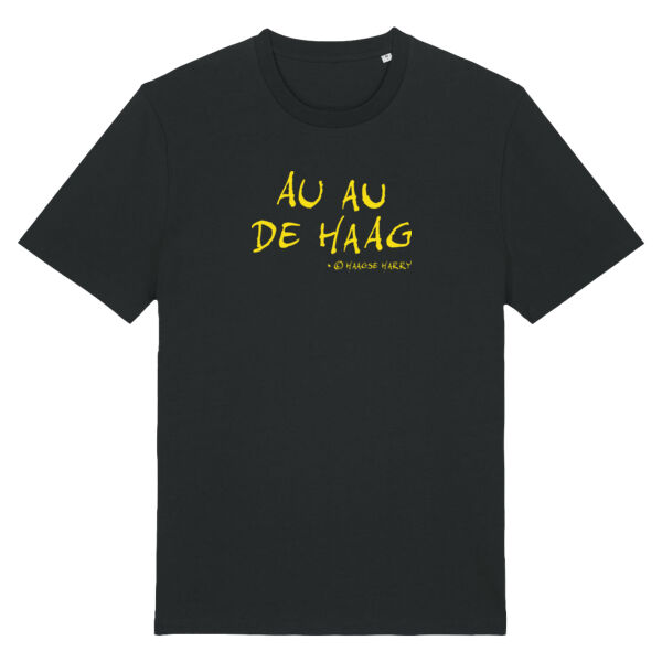 T-Shirt Au Au De Haag Geel Unisex  Thumbnail