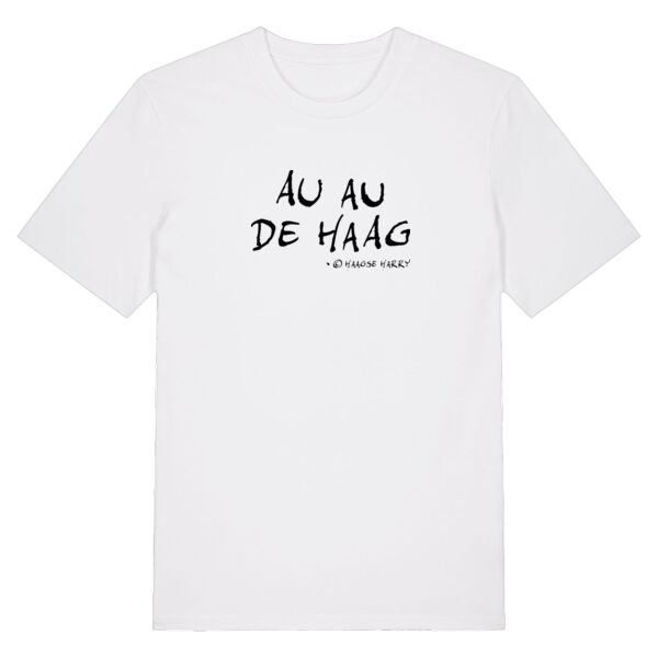 T-Shirt Au Au De Haag Zwart Unisex  Thumbnail