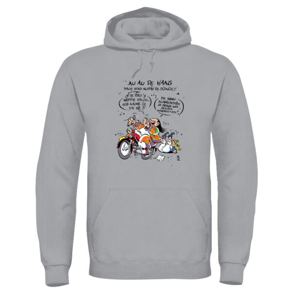 Hoodie Los op de poeg Grijs Unisex Thumbnail