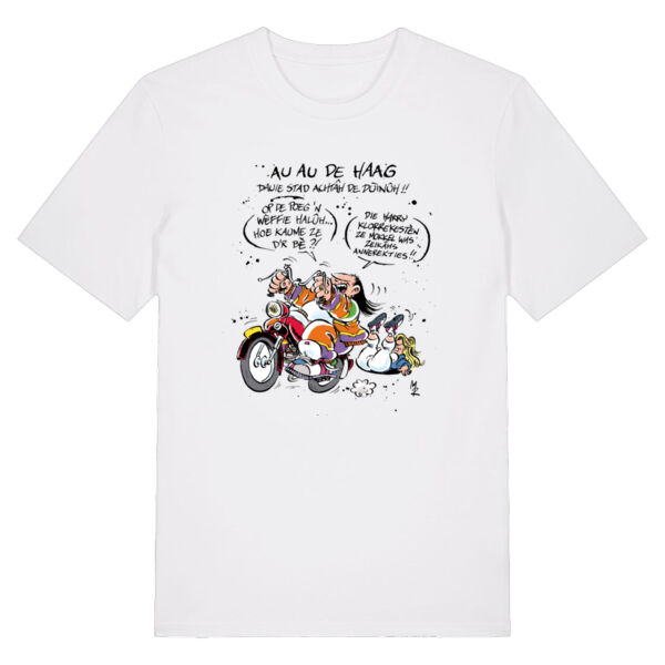 T-Shirt Los op de poeg Wit Unisex Thumbnail